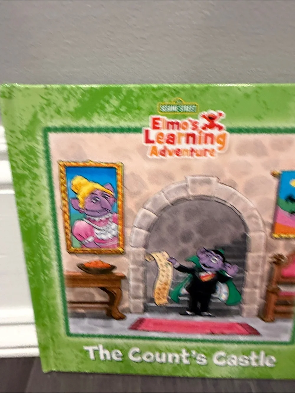 NWOT Sesame Street Elmo's Learning Adventure The Count's Castle Hardcover Book